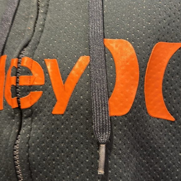 Hurley Dark Blue Jacket with Bright Orange Logo - Picture 3 of 5